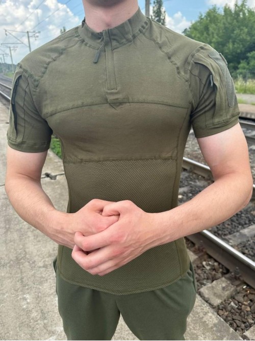 Убакс тактичний бойова сорочка з коротким рукавом ESDY Tactical Frog T-Shirt Olive Убакс тактичний бойова сорочка з коротким рукавом ESDY Tactical Frog T-Shirt Olive