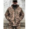 Зимова водонепроникна куртка Soft Shell піксель