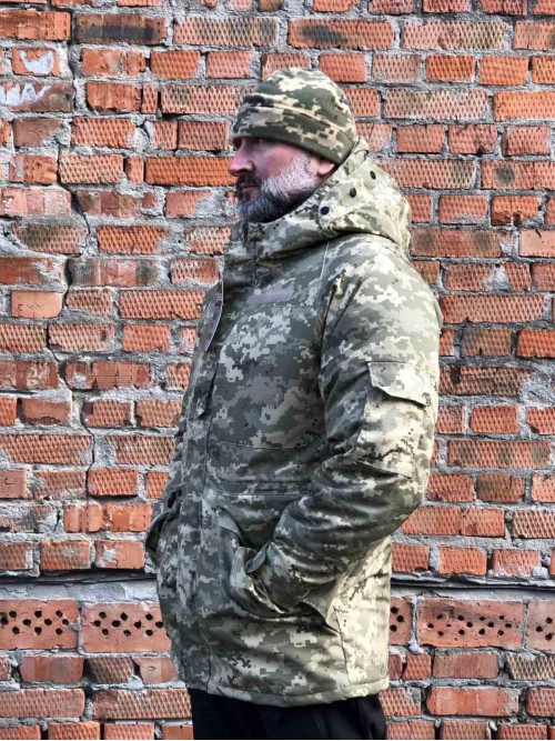 Парка тактична піксель ріпстоп всередині Omni-Heat Парка тактична піксель ріпстоп всередині Omni-Heat