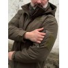 Зимова тактична куртка Soft Shell з утепленням Omni-Heat олива