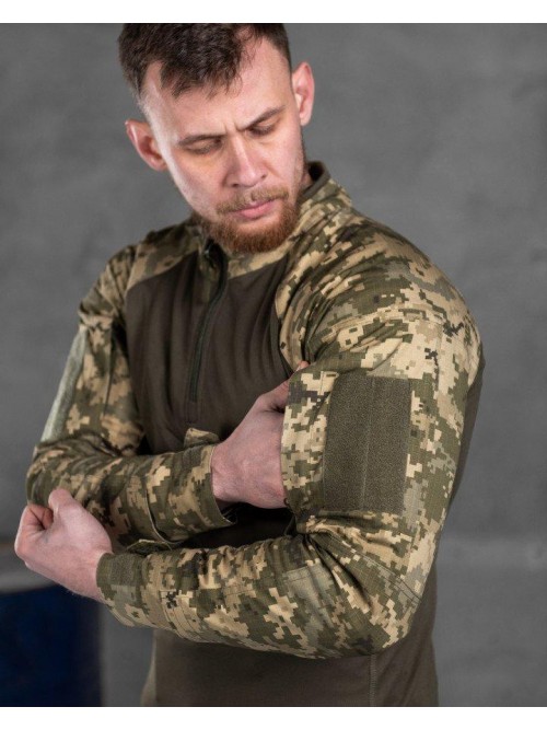 Костюм тактичний убакс + штани з наколінниками піксель ріпстоп