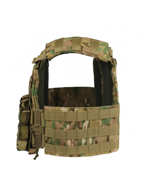 Плитоноска MOLLE Multicam з підсумками для магазинів мультикам