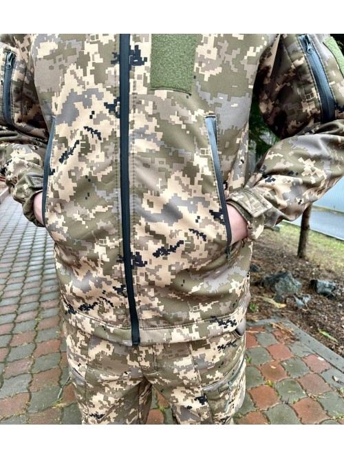 Куртка softshell піксель