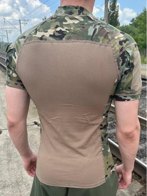 Убакс тактичний бойова сорочка з коротким рукавом ESDY Tactical Frog T-Shirt Multicam