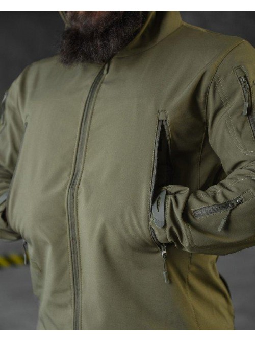 Тактичний костюм Soft Shell Олива