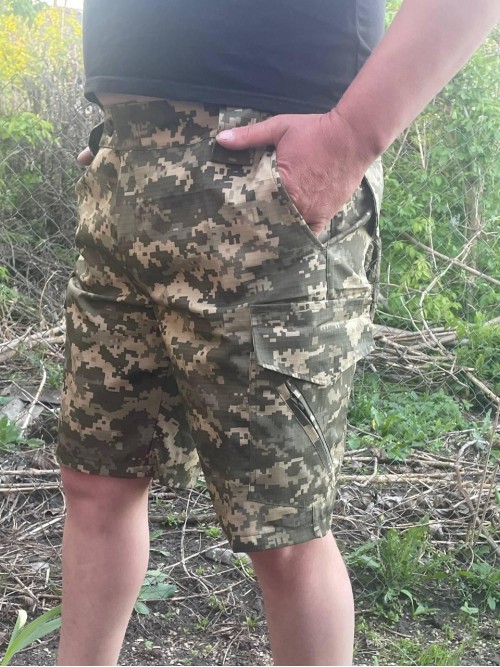 Шорти тактичні "Агрессор" Rip-Stop Піксель