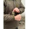 Зимова тактична куртка Soft Shell з утепленням Omni-Heat олива