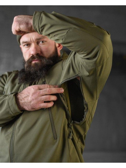 Тактичний костюм Soft Shell Олива