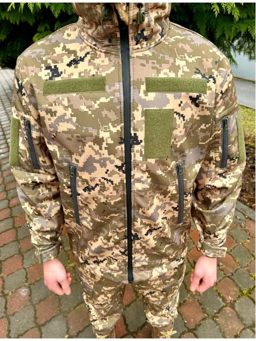 Куртка softshell піксель