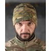Шапка флісова мультикам з вставкою Soft-Shell та гербом