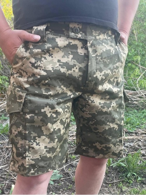 Шорти тактичні "Агрессор" Rip-Stop Піксель