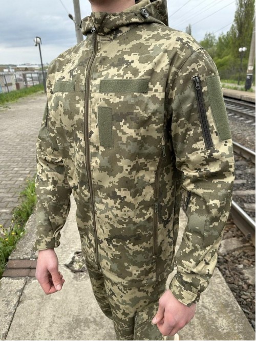 Куртка піксель весняна грета