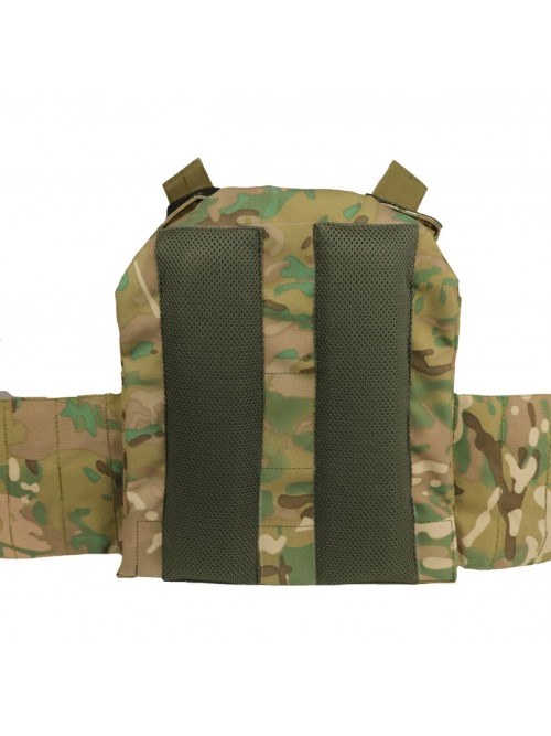 Плитоноска MOLLE Multicam з підсумками для магазинів мультикам