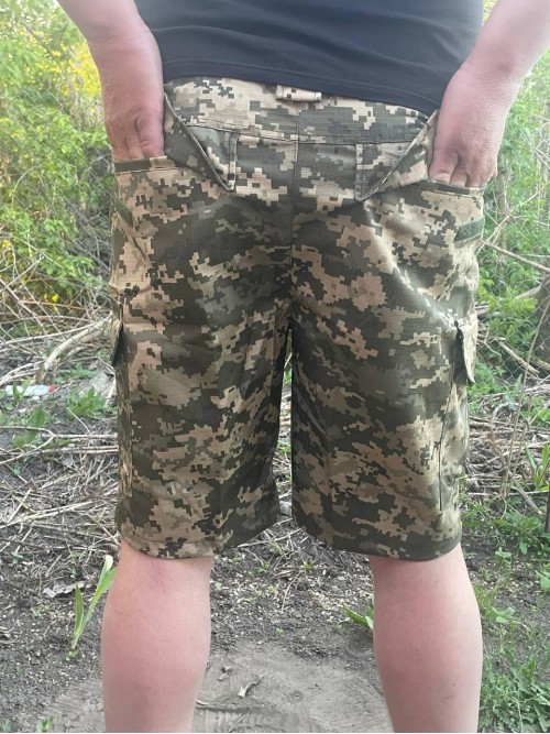 Шорти тактичні "Агрессор" Rip-Stop Піксель