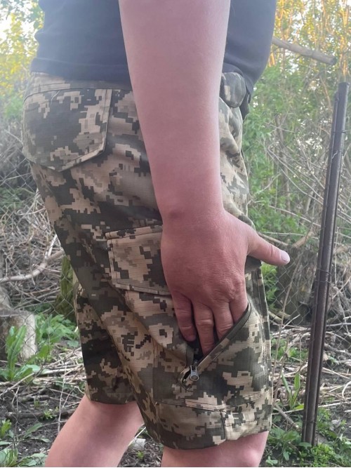 Шорти тактичні "Агрессор" Rip-Stop Піксель