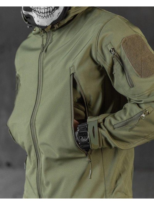 Тактичний костюм Soft Shell Олива