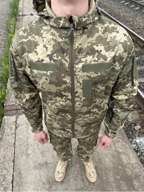 Куртка піксель весняна грета