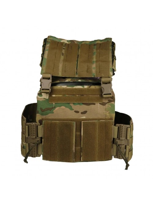 Плитоноска MOLLE Multicam з підсумками для магазинів мультикам
