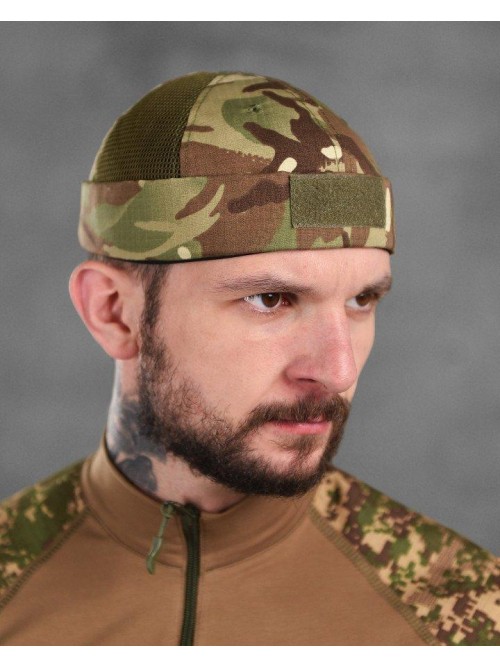 Феска підшоломник тактичний мультикам з сіткою