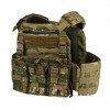 Плитоноска MOLLE Multicam з підсумками для магазинів мультикам