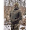 Кофта флісова Грізлі з капюшоном Олива