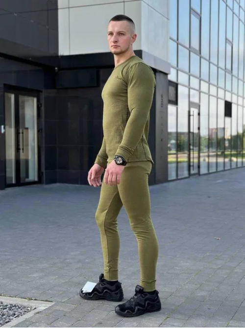 Термобілизна вафелька хакі