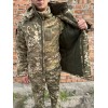 Бушлат зимовий піксель ріпстоп на флісі
