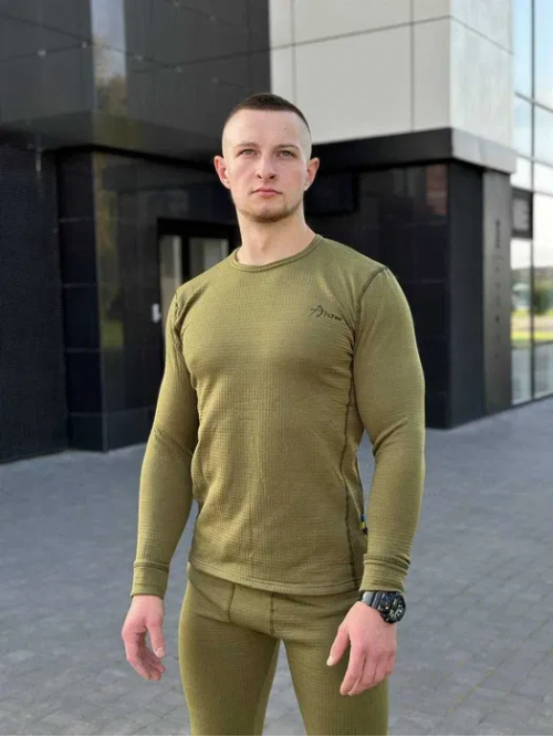 Термобілизна вафелька хакі