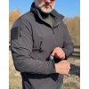 Тактична куртка- вітрівка ESDY літня Чорна