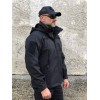 Тактична куртка Soft Shell Чорна